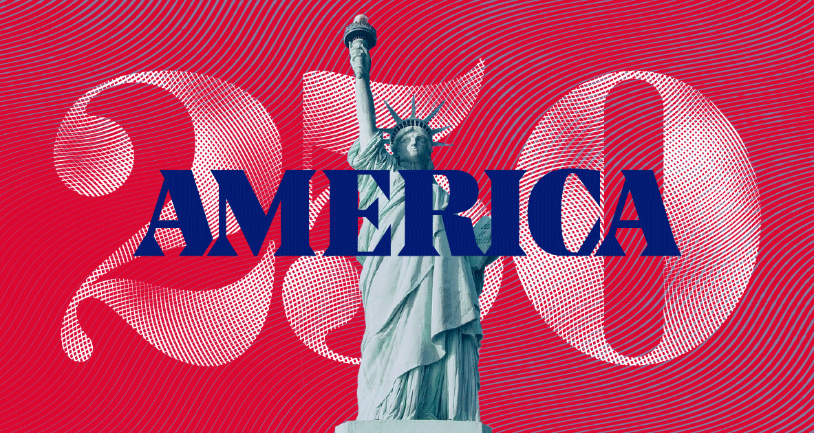 Bianco Golf Tournament Liberty Sponsor Statue of Liberty with America 250 Logo
